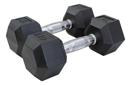 Set De Mancuerna Dumbbel De 5-10-15-20lbs 4 Pares Negro