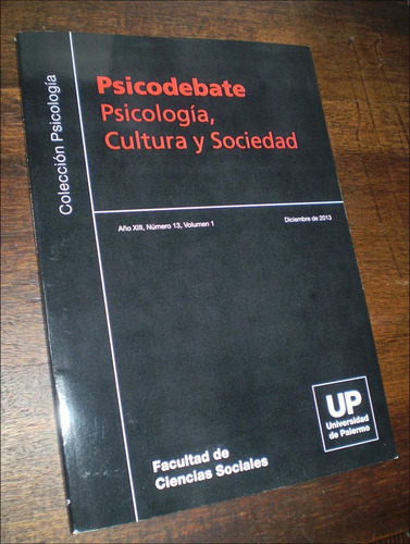 Revista Psicodebate / Psicologia Cultura Y Sociedad