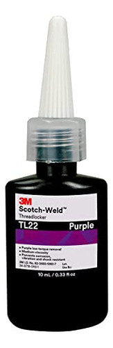 3m Scotch-weld Threadlocker Tl22 - Botella De 0.3 Fl Oz, Co.