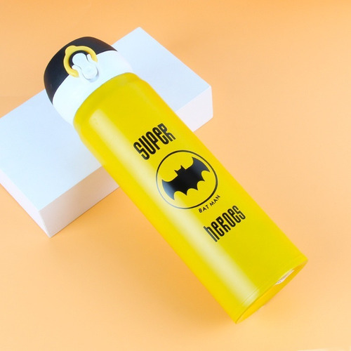 L 2 Piezas Batman Taza Termos Café Oso Frío 350ml 450ml