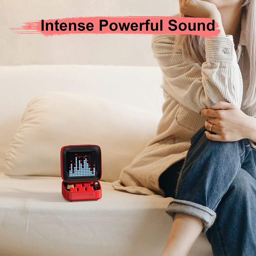 Ditoo Retro Pixel Art Game Altavoz Pantalla Frontal Co...
