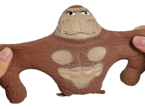 Gorila Antiestrés, Estirable Squishy 10cm Color Cafe