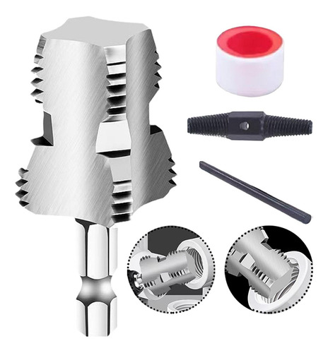 Kit De Rostro De Tubería Herramienta Removedor De Alambre