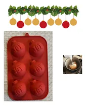 Comprar Molde De Silicón Bambalinas Bolas De Navidad Velas Jabones
