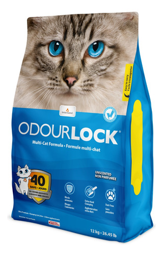 Arena Para Gato Aglutinante Odourloc Sin Aroma 6kg Intersand