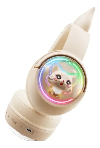 Audífonos Onikuma Kitty Ear B5 Gamer Rosa