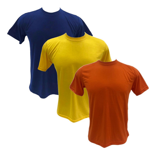 Kit 03 Camisetas Masculina Premium T-shirt Macia Confortável