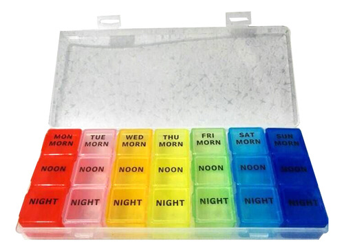 Estuche Desmontable Weekly Pill Organizer Para 7 Días