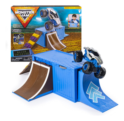 Monster Jam, Ship It & Flip It - Juego Transformable Con Ex.