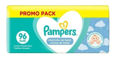 Toallitas Humedas Pampers Aroma Bebe Promopack X96u