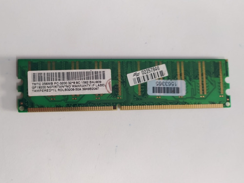 Memoria Tmtc 256mb Ddr1 Pc-3200 Desktop (cx) (Usado)