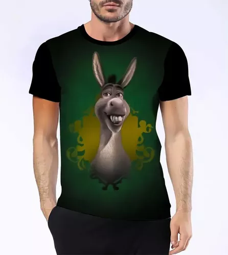 Camisa Camiseta Burro Do Shrek Alasão Filme Desenho Meme 1