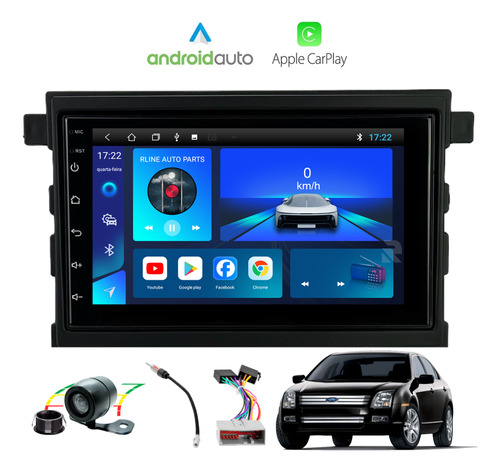 Kit Central Multimidia Android Ford Fusion 2005 A 2009