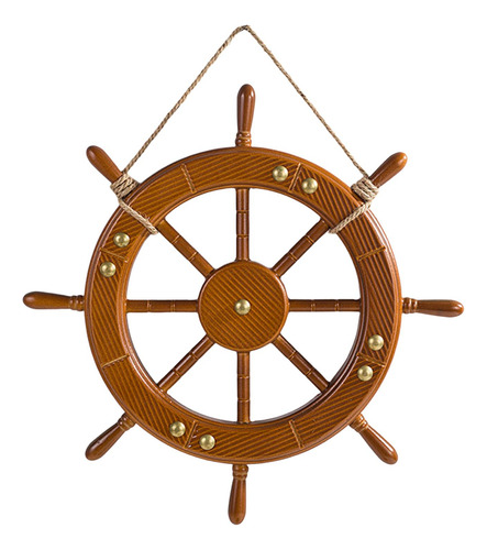Rueda De Barco De Madera, Decoración De Pared, Timón De