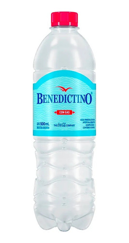 Agua Benedictino Con Gas 500ml Pack X 6 Unidades
