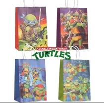 Comprar Bolsas De Las Tortugas Ninjas Cotillones, Regalos, Detalles.