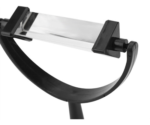 Prisma Triangular De Vidrio Óptico Con Soporte De La Física