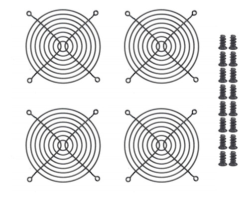 Easycargo 4pcs 4.724 In Ventilador Parrilla 4.724 In Protect