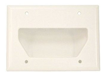 Monoprice 104004 Placa De Pared Para Cable De Baja Tension