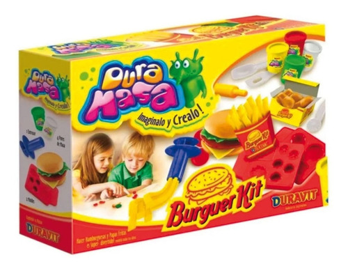 Juego Fabrica De Dura Masa Burguer Kit Plastilina Duravit