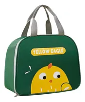 Comprar Bolso Lunchera Infantil Térmica Vianda Escolar Bebes Niños Verde Bolso Lunchera Caritas