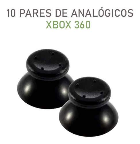 Kit Reparo Botão Analógico Xbox 360 - 10 Pares - Novo