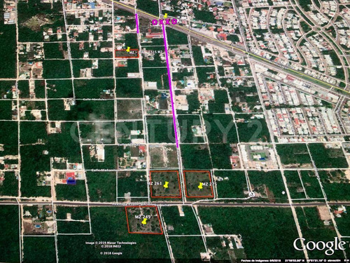 Venta De 3 Terrenos En Prol.juntos O Separados La Luna En Cancún
