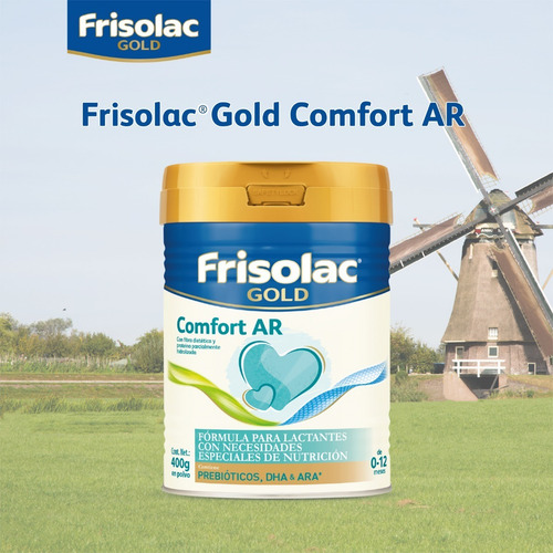 Frisolac Gold Comfort A R (0-12 Meses) Lata C/ 400 Gr