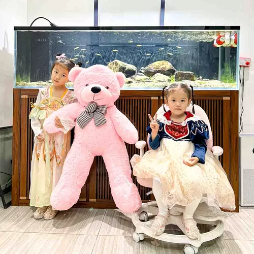 Grande Oso Peluche Gigante Con Bufanda 1metro,niños Color Marrón