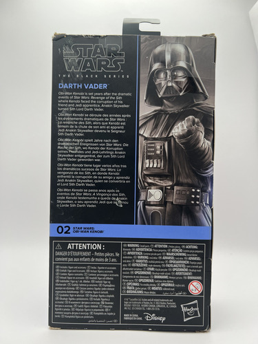 Star Wars Darth Vader, 02 Obi-wan Kenobi, The Black Series (Usado)