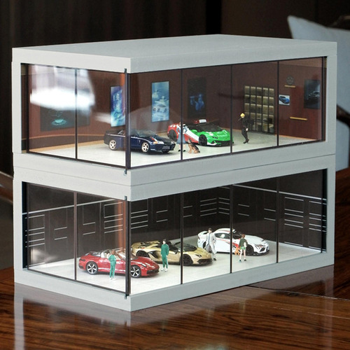 Para Aplicável A Molde De Garaje Para Coche A Escala 1:64