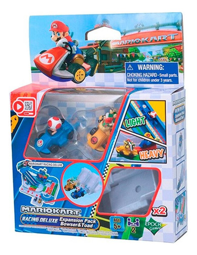 Mario Kart Racing Deluxe Pack Expansion Epoch Games 7417 Color Vs Personaje Bowser Y Toad