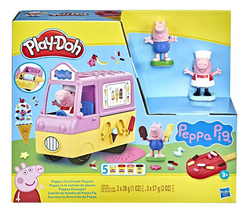 Play Doh Camion De Helados De Peppa Pig F3597 Set Masas Color Rosa
