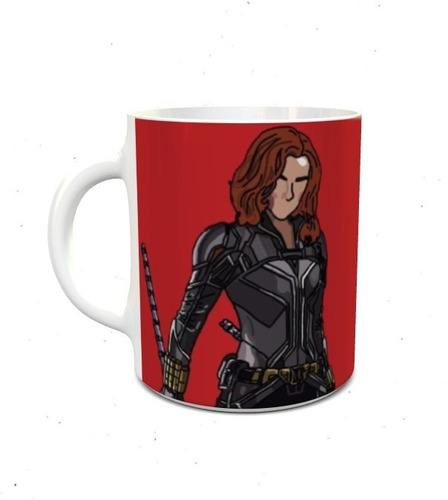 Mug Taza Viuda Negra Black Widow Marvel 11 Onzas