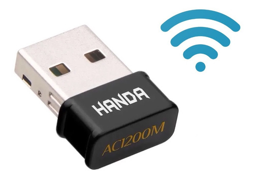 Imagen 1 de 10 de Adaptador Wifi 5 Ghz Usb Nano Pc 1200 Mbps Dual Band Realtek