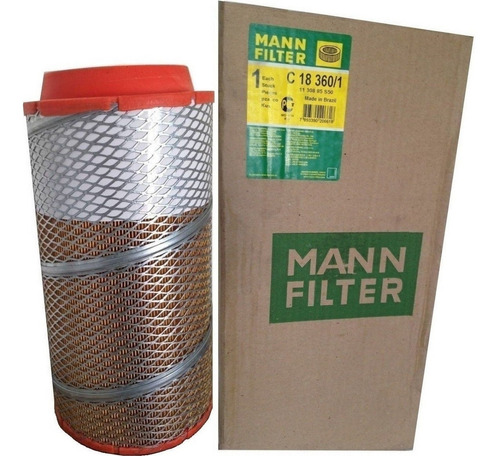 Pack X2 Filtros Aire Mann C18360/1 John Deere Massey P628182