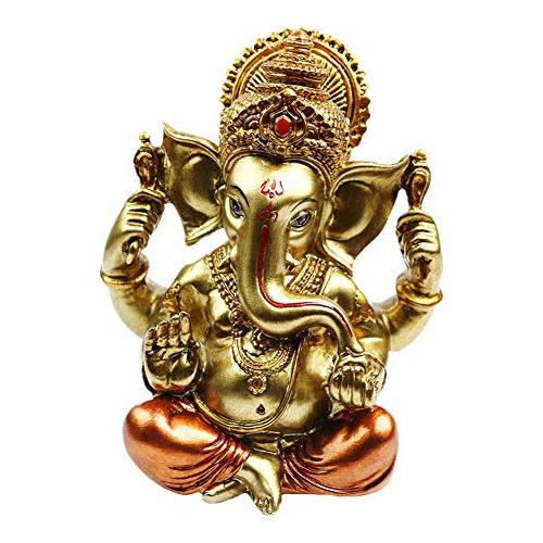 Dios Hindú Señor Ganesha Ídolo Estatua Elefante Indi...