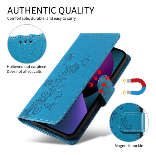 Funda De Piel Tipo Cartera Para Teléfono Inteligente Honor X9 X9a X9b X9c