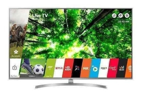 Tv Led LG 55 Super 4k Ultra Hd 55uk7500 Thinq Ai Plateado