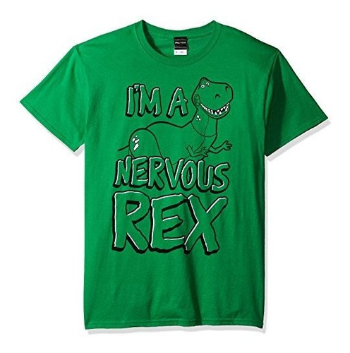 Disney Toy Story Nervioso Rex Camiseta Grafica Para Hombre