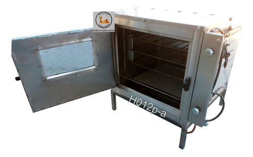 Horno De Acero Inox Pizzero, Carnes, Pan 4 Charolas H012pa