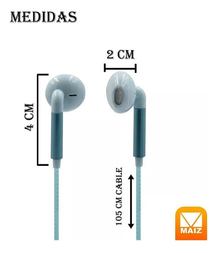 Audífonos Ergonómicos Manos Libres Alámbricos In-ear