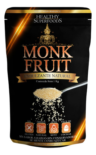 Monk Fruit 1kg Endulzante O Calorias Premium 