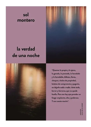 La Verdad De Una Noche - Sol Montero