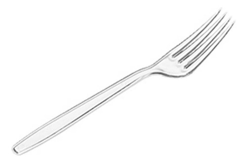 Garfo Refeição Descartável Cristal 16cm Ultratalher C/1000