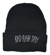 Comprar Gorro Beanie Bad Hair Day Meme Gorro Unitalla