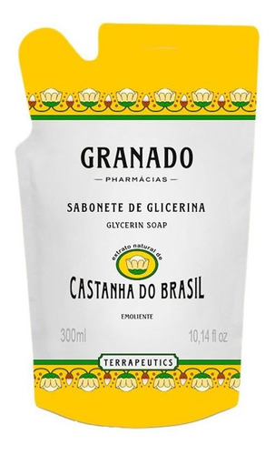 Sabonete líquido Granado Terrapeutics de Glicerina Castanha-do-Brasil em líquido 300 ml