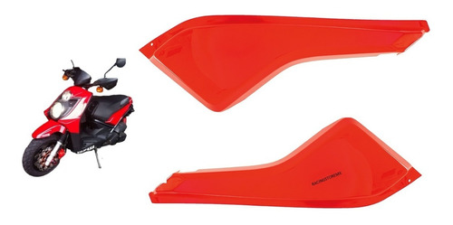 Cubiertas Tapas Laterales Rojo Yamaha Bws125 Zuma