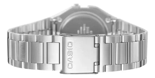 Reloj Casio Japón vintage A158wa-1df plateado digital | Cuotas sin