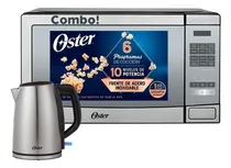 Comprar  Horno Microondas  Oster Pogyme3703m + Hervidor Bvstkt673ss
